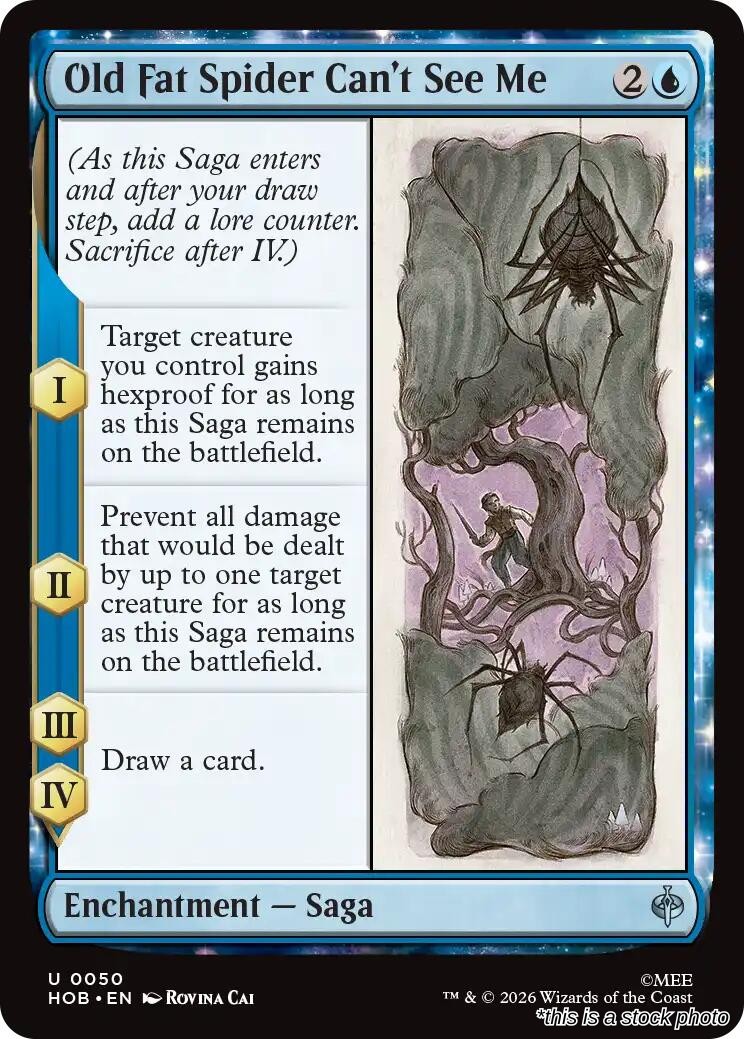Old Fat Spider Can't See Me