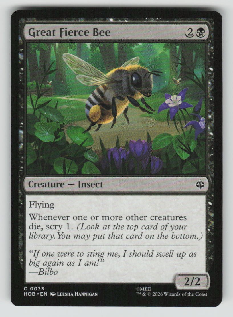 Great Fierce Bee