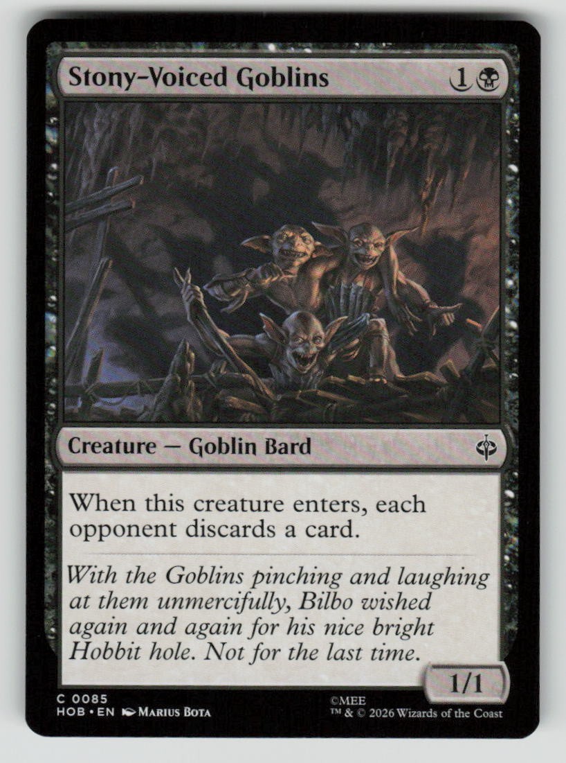 Stony-Voiced Goblins