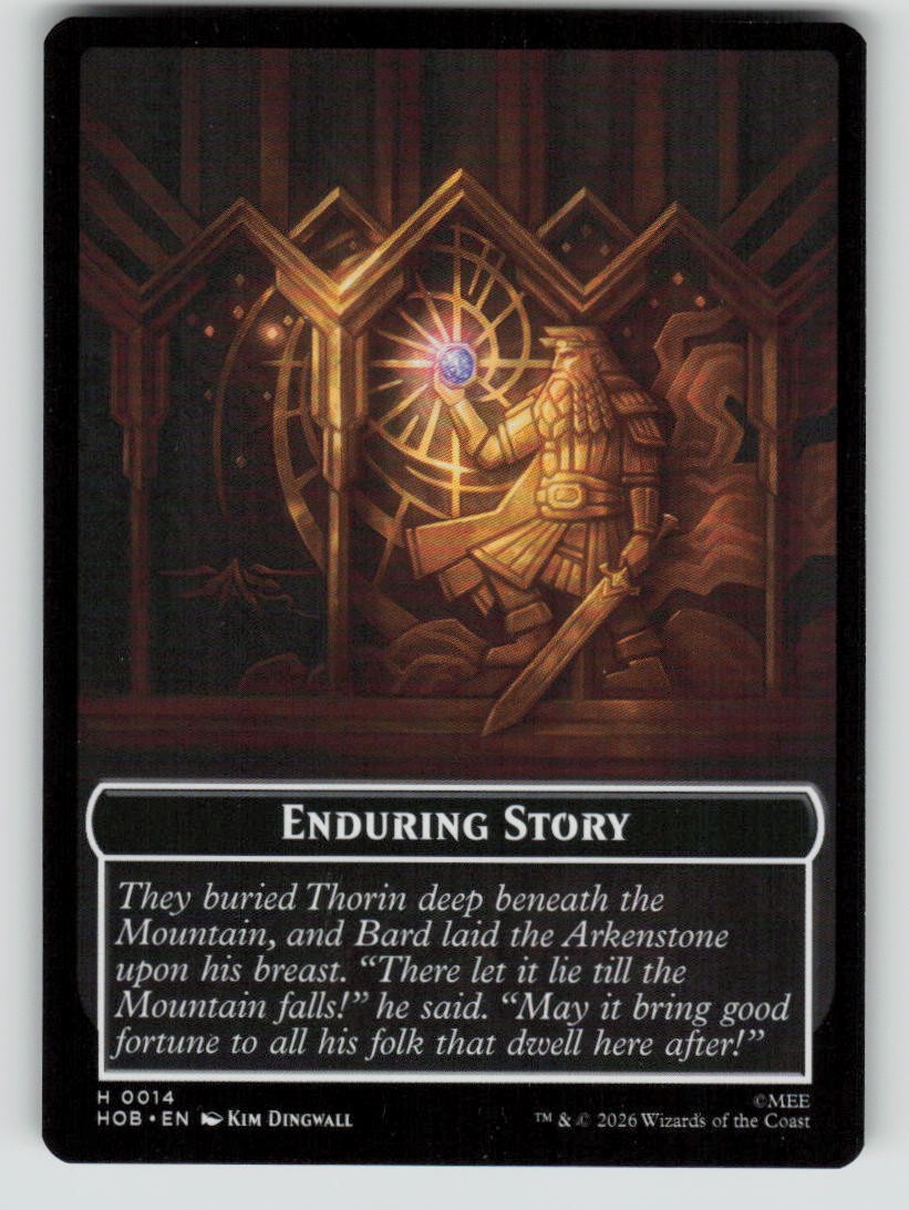 Dwarf // Enduring Story Double-Sided Token (Back)