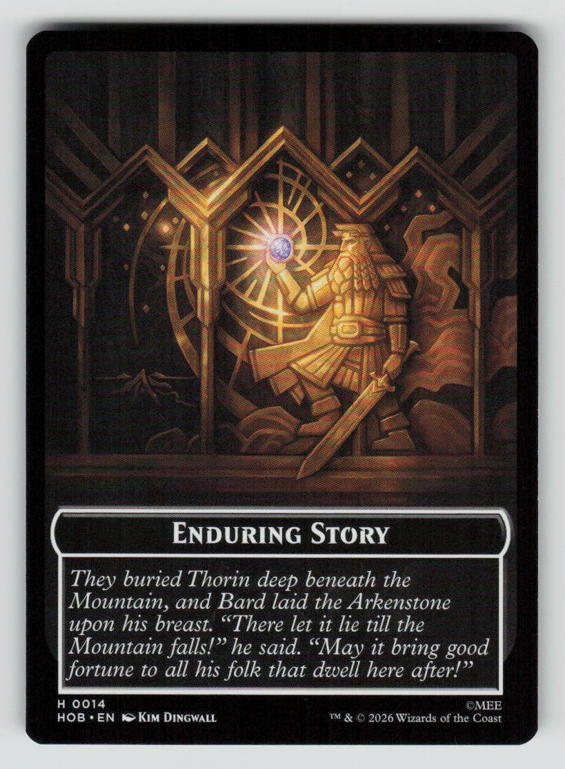 Dwarf // Enduring Story Double-Sided Token (Back)