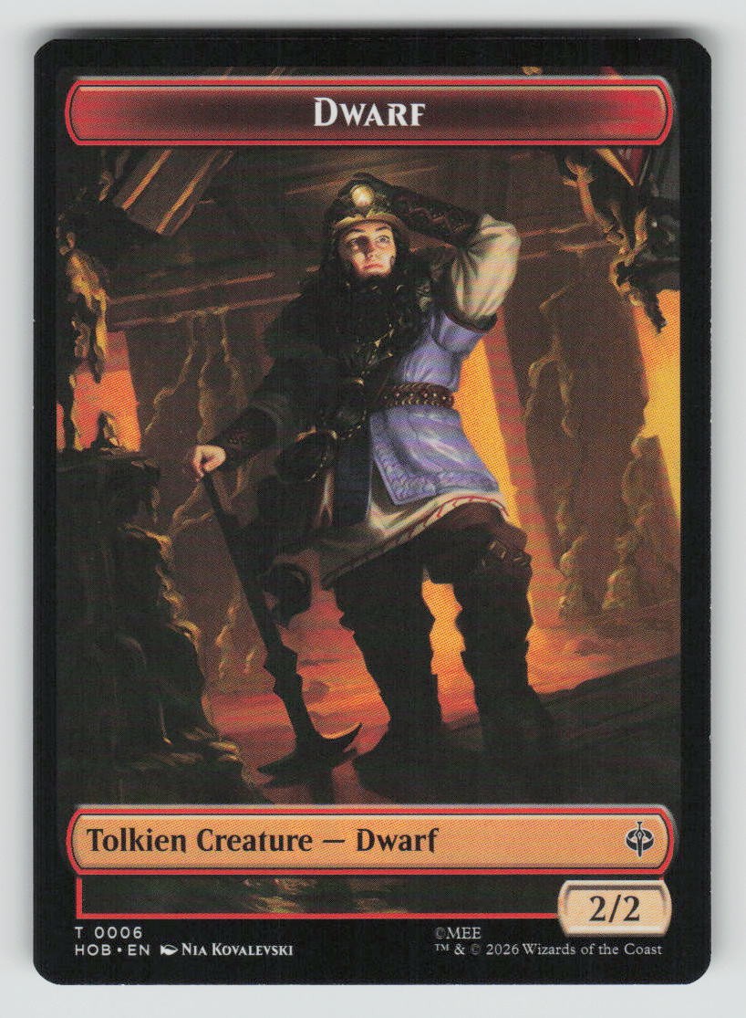 Dwarf // Enduring Story Double-Sided Token (Back)