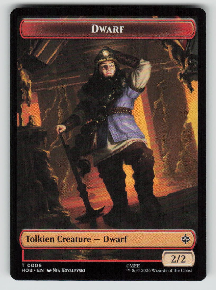 Dwarf // Enduring Story Double-Sided Token (Back)