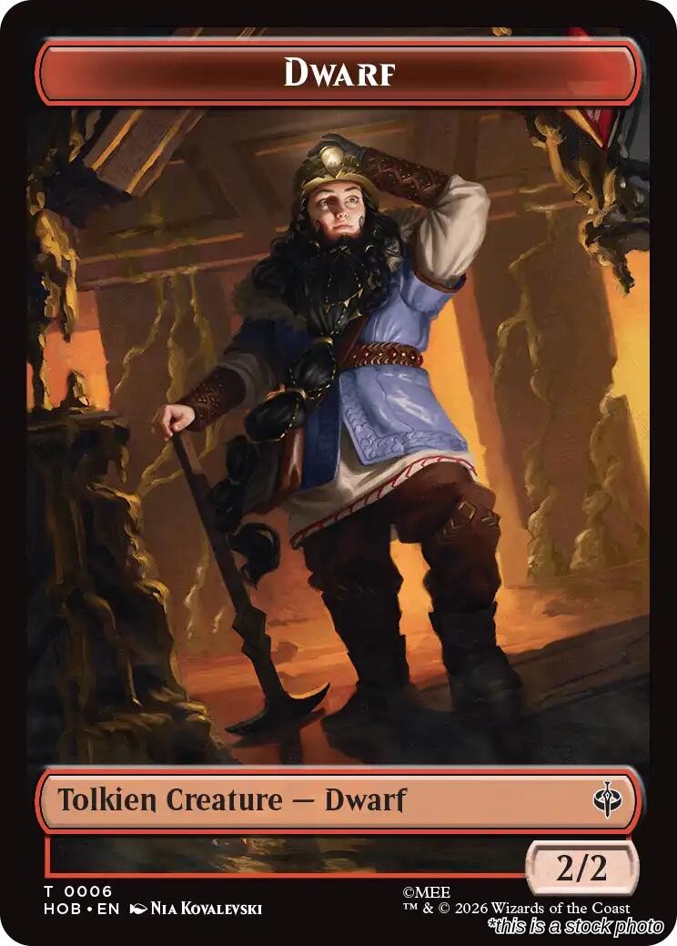 Dwarf // Enduring Story Double-Sided Token