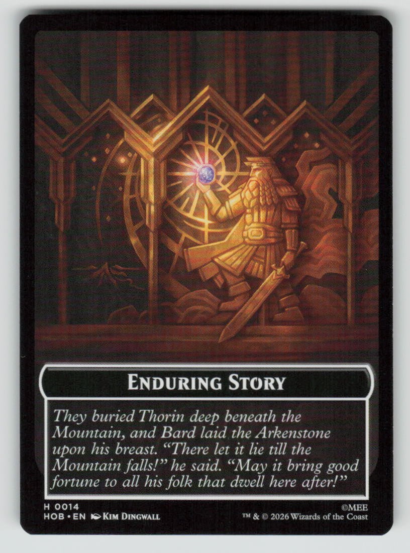 Dwarf // Enduring Story Double-Sided Token (Back)