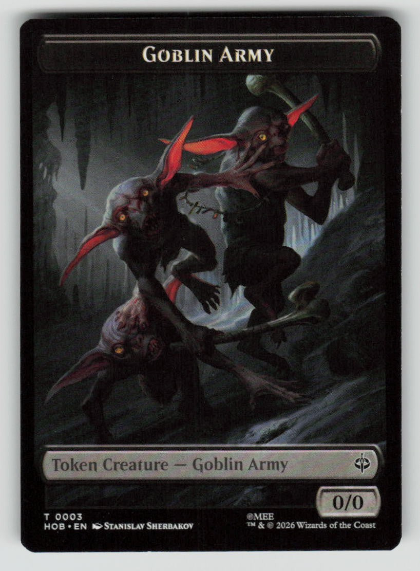 Goblin Army (0003) // Treasure (0012) Double-Sided Token