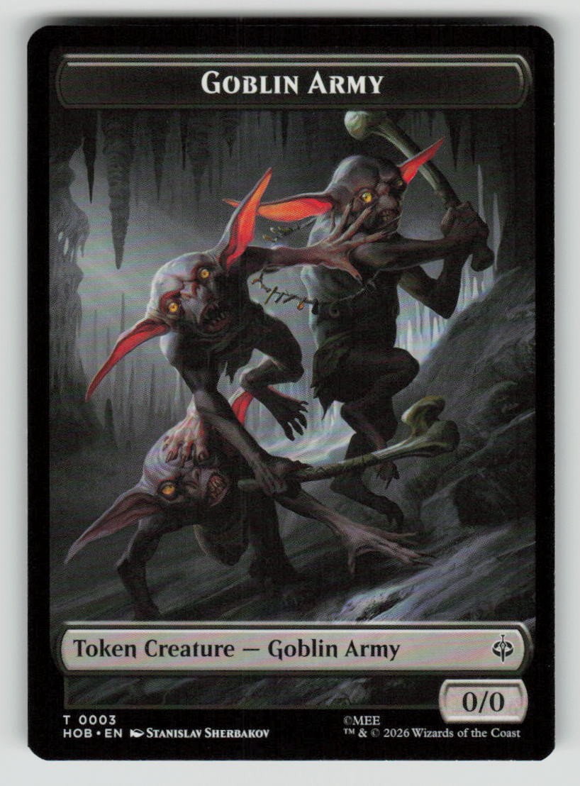 Goblin Army (0003) // Treasure (0012) Double-Sided Token
