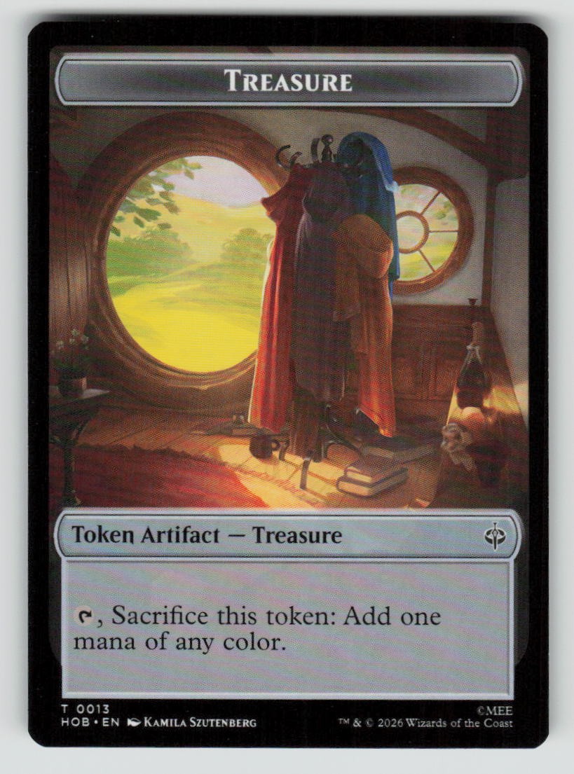 Elf // Treasure (0013) Double-Sided Token (Back)