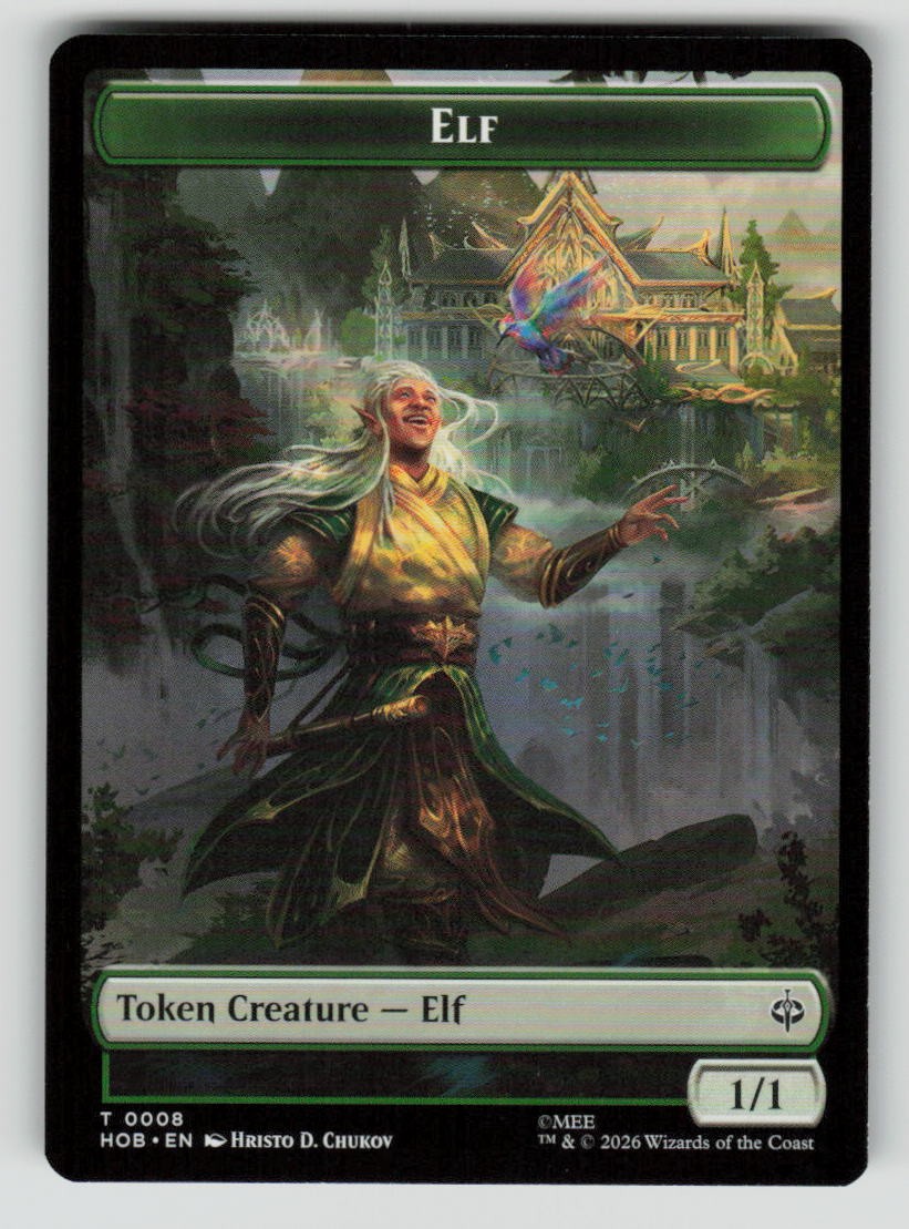 Elf // Treasure (0013) Double-Sided Token