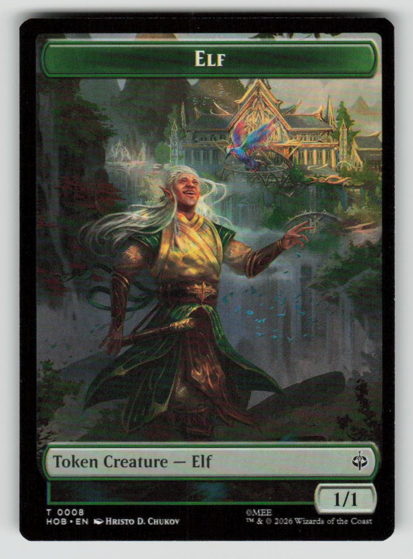 Elf // Treasure (0013) Double-Sided Token