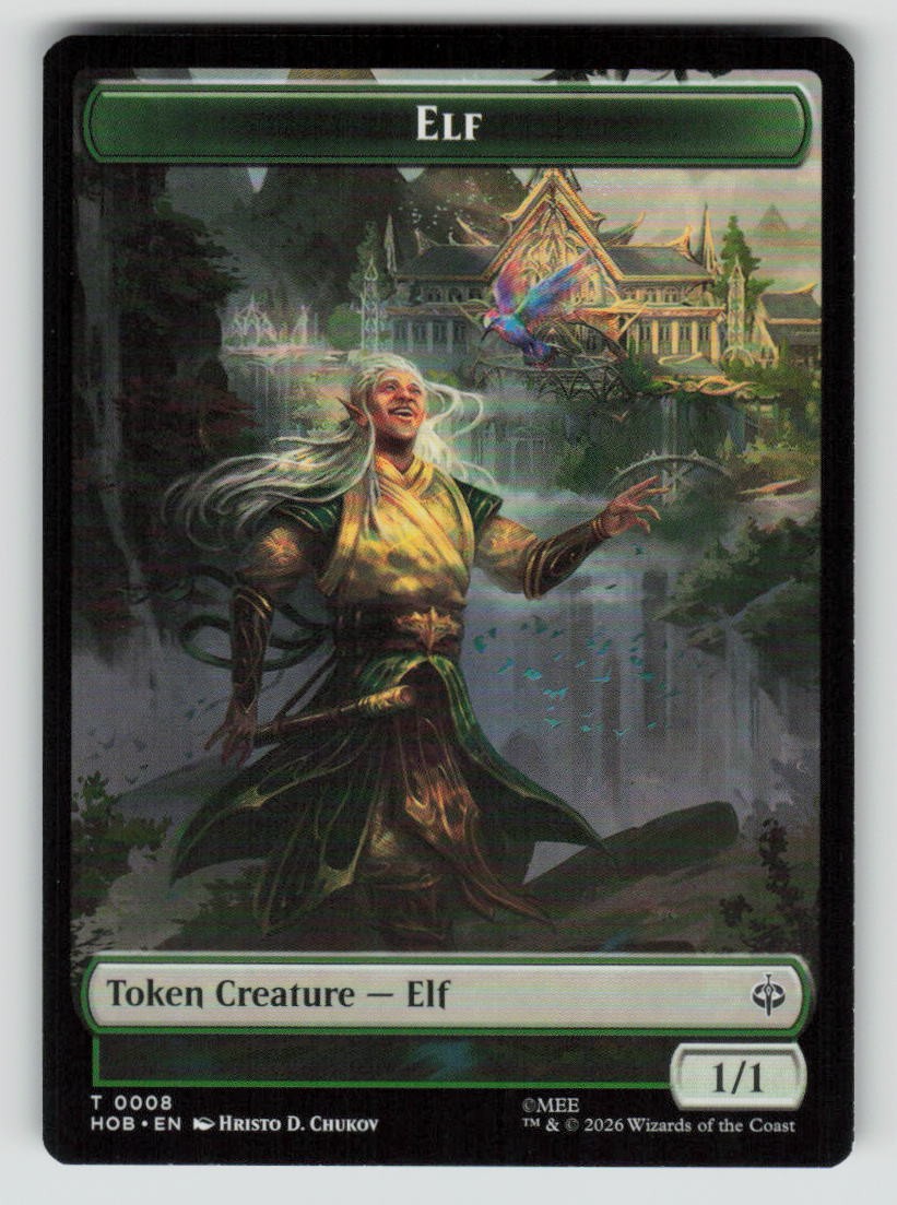 Elf // Treasure (0013) Double-Sided Token (Back)
