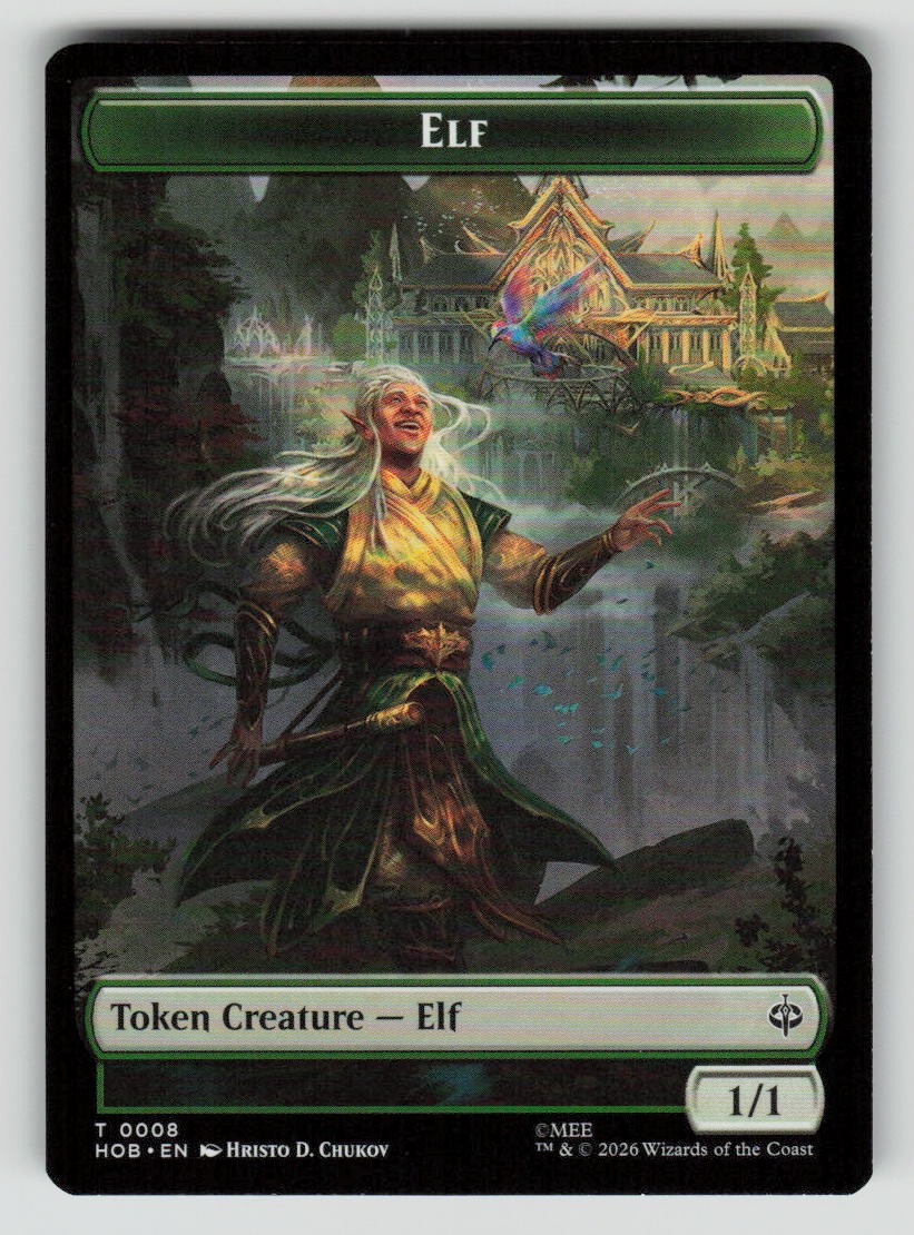 Elf // Treasure (0013) Double-Sided Token