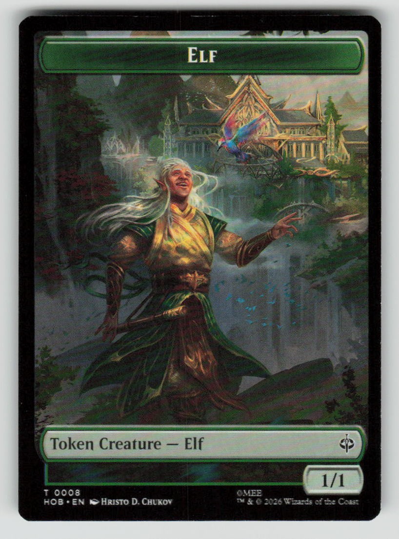 Elf // Treasure (0013) Double-Sided Token