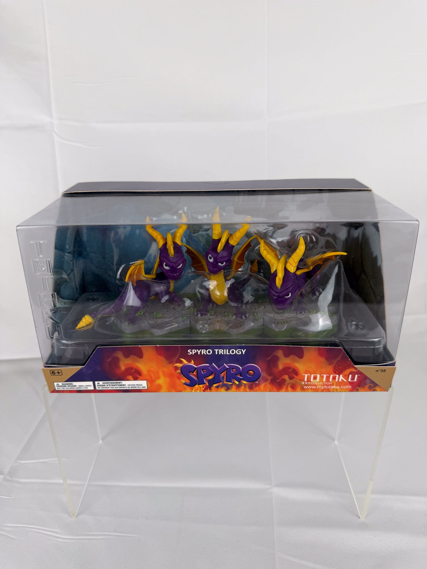Spyro Trilogy-Spyro The Dragon Figures Totaku Collection Think Geek 1st Edition