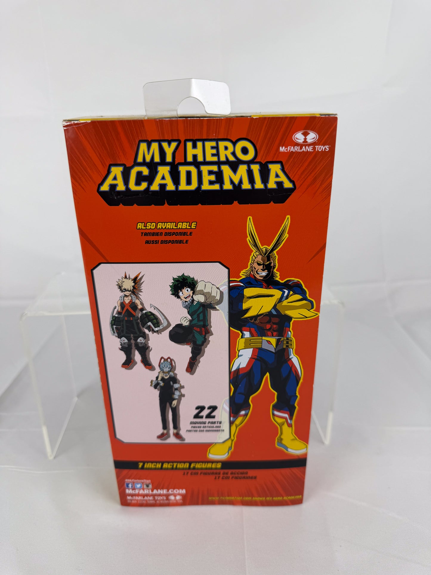 McFarlane Toys My Hero Academia All Might Action Figure - Red Silver Age