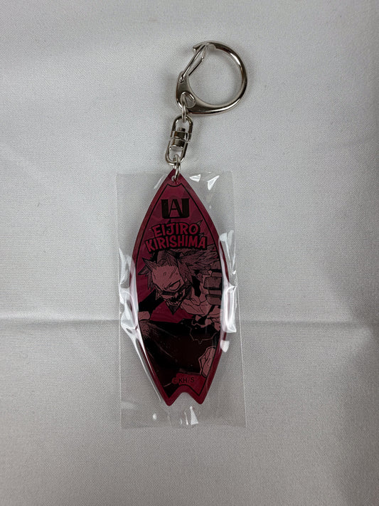 My Hero Academia Keychain Eijiro Kirishima Surfboard Style Acrylic Keychain