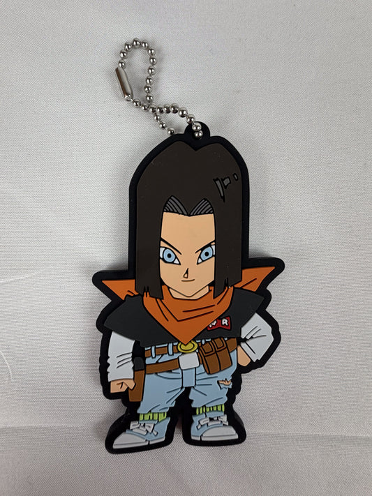 Dragon Ball DRAGON HISTORY II Ichiban Kuji F Prize Rubber Mascot Android No.17