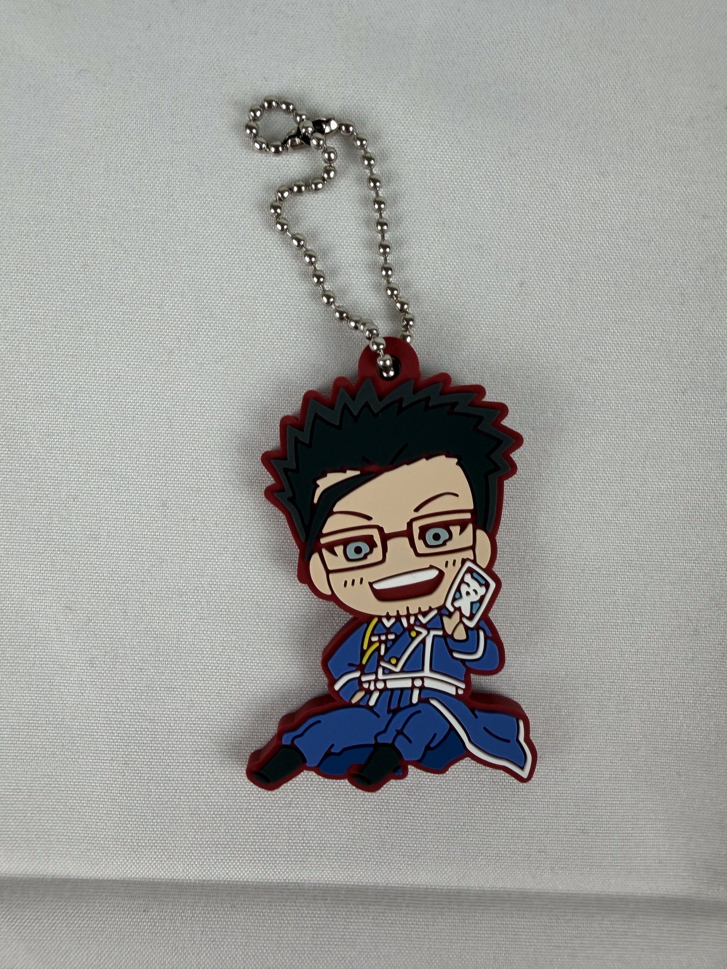 Full Metal Alchemist Maes Hughes Rubber Mascot