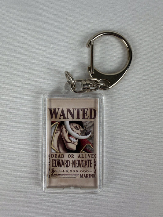 One Piece Wanted Poster Acrylic Keychain