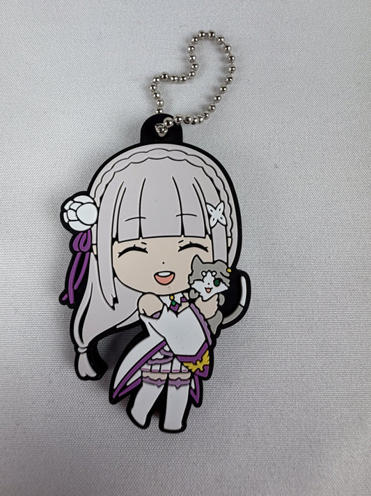 Re:Zero Emilia Rubber Mascot