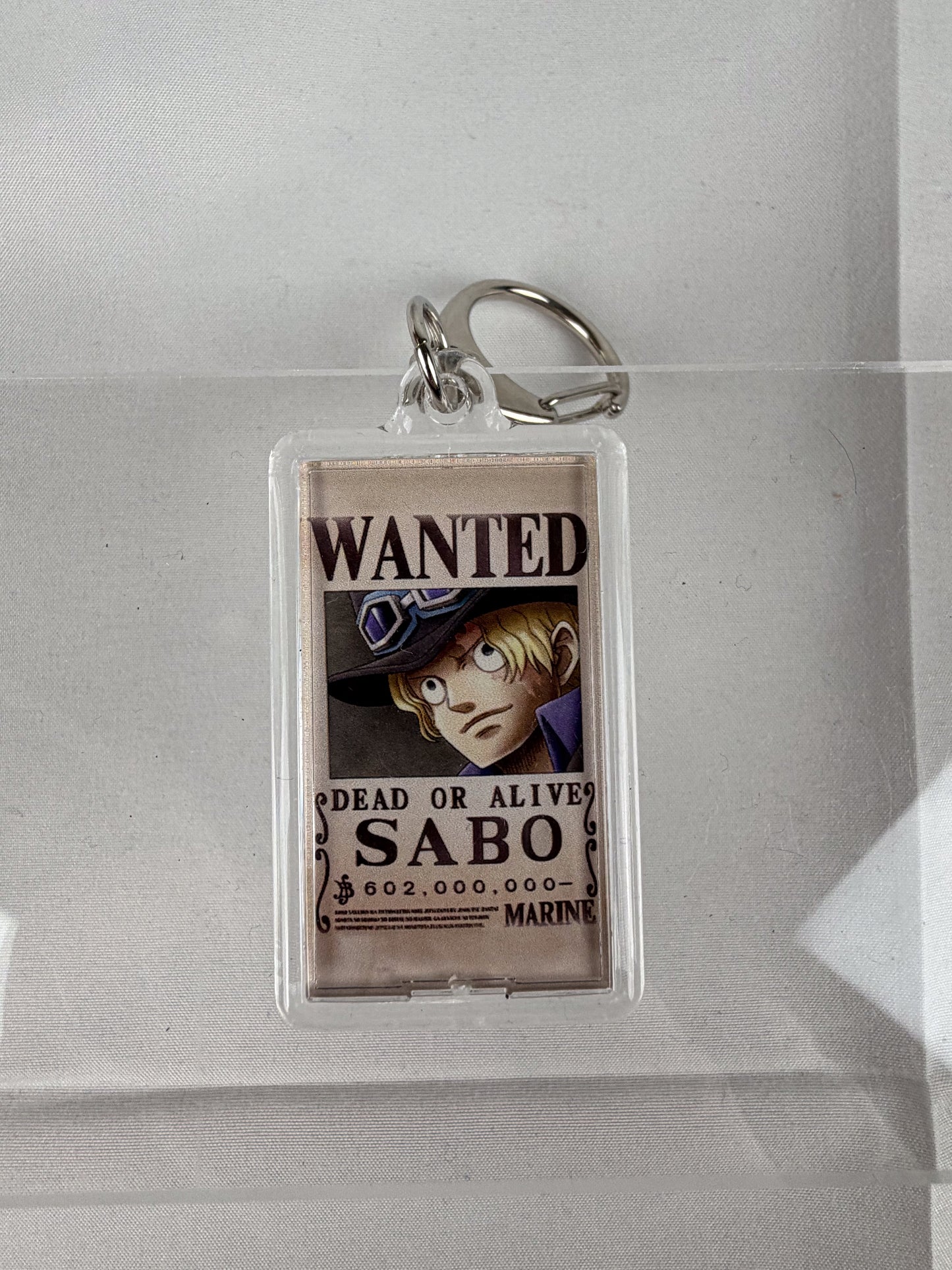 One Piece Wanted Poster Acrylic Keychain