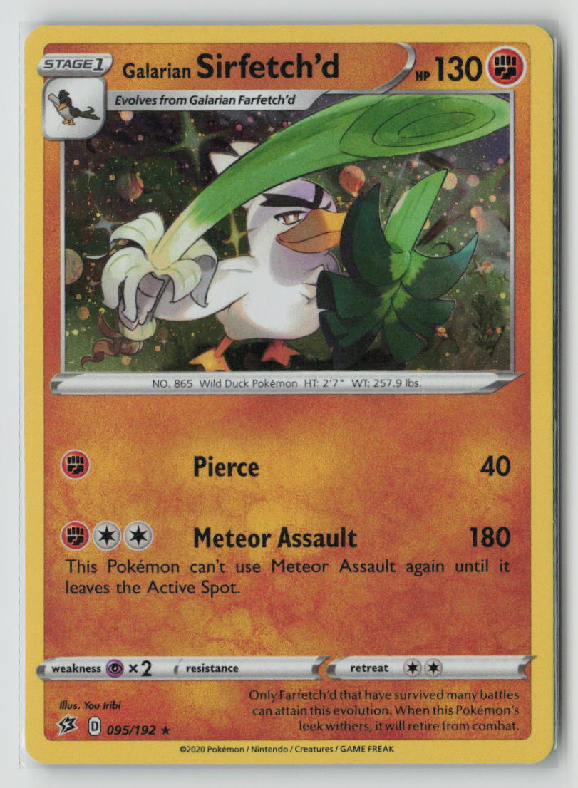 Galarian Sirfetch'd - 095/192 (Cosmos Holo)